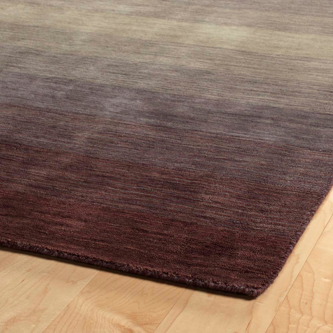 Kaleen Shades Collection Dark  Purple  Area Rug 5' x 7'6"