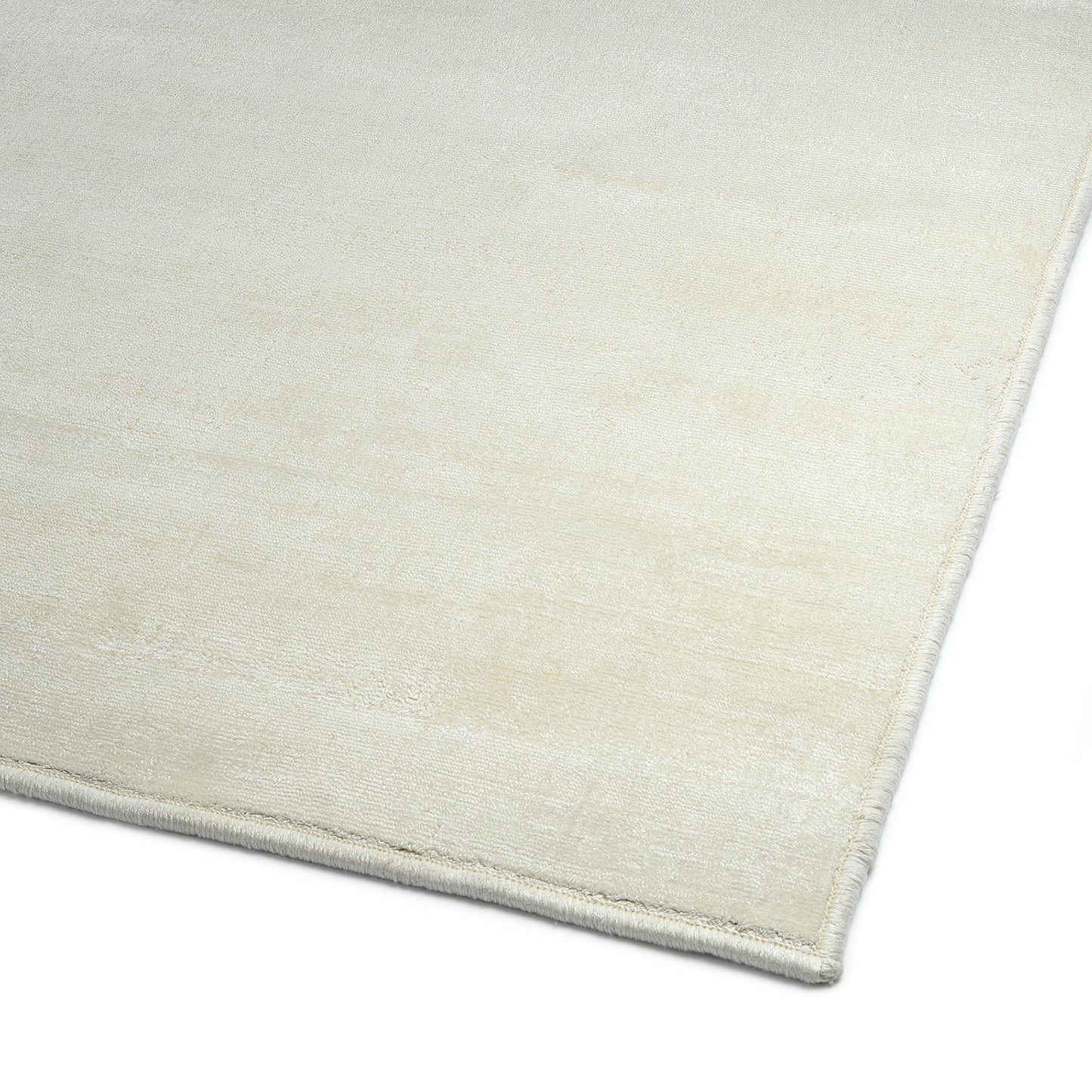 Kaleen Shiny Collection Light Ivory Throw Rug 3' x 5'