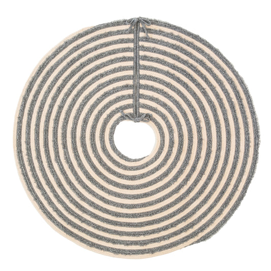 Cozy Wool Shag Holiday Tree Skirt - Gray 50â€ x 50â€