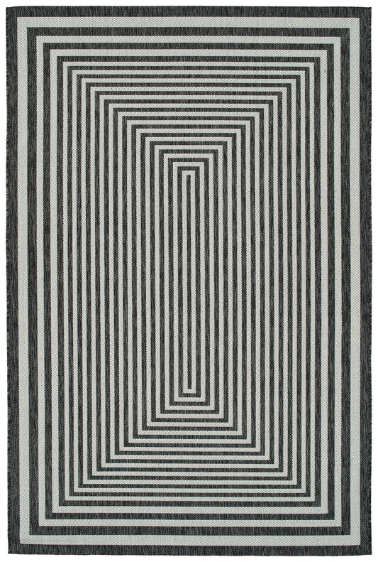 Kaleen Soleri Collection SLR02-38 Charcoal Area Rug 5'3" x 7'6"