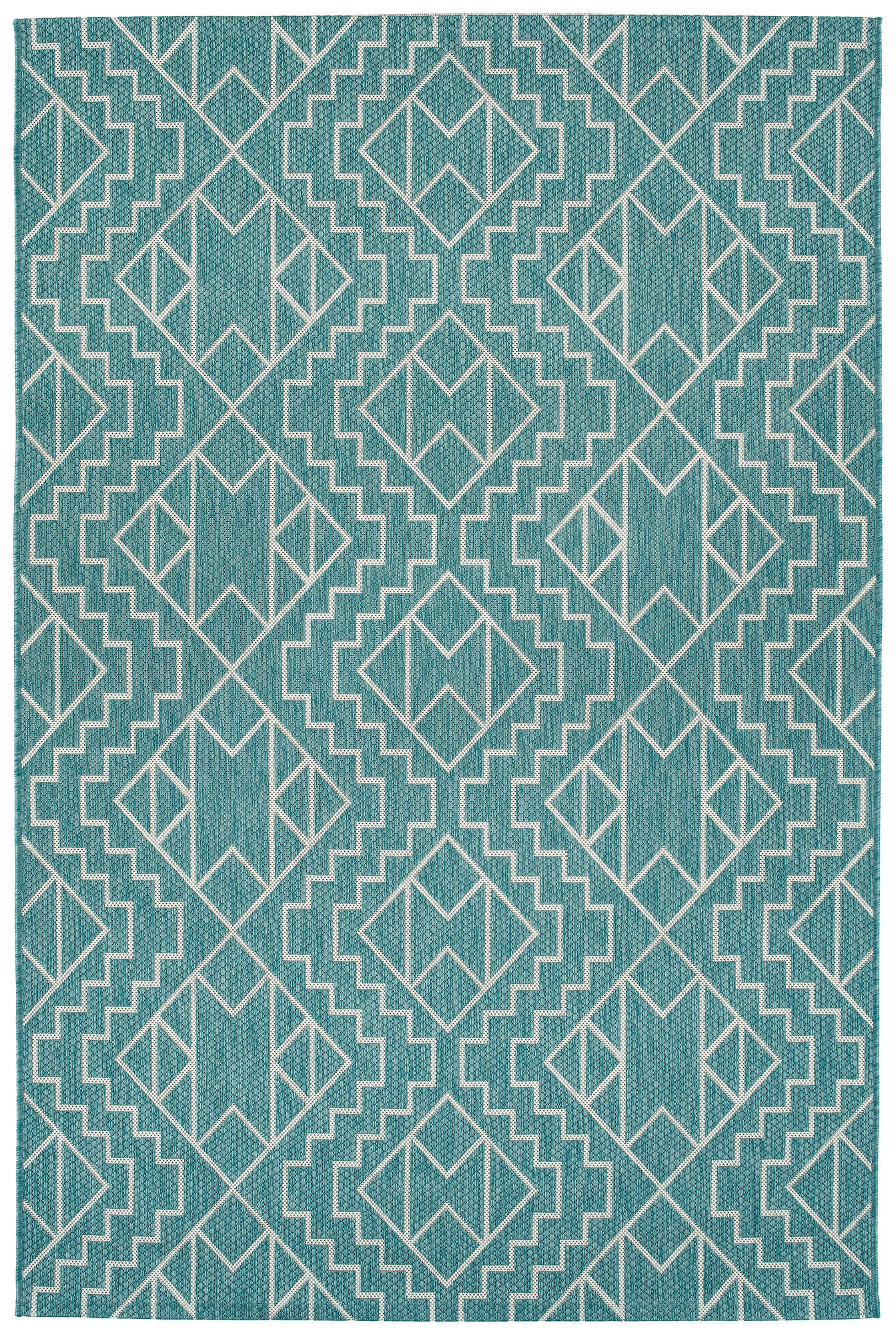 Kaleen Soleri Collection Light Turquoise Area Rug 3'11" x 5'11"