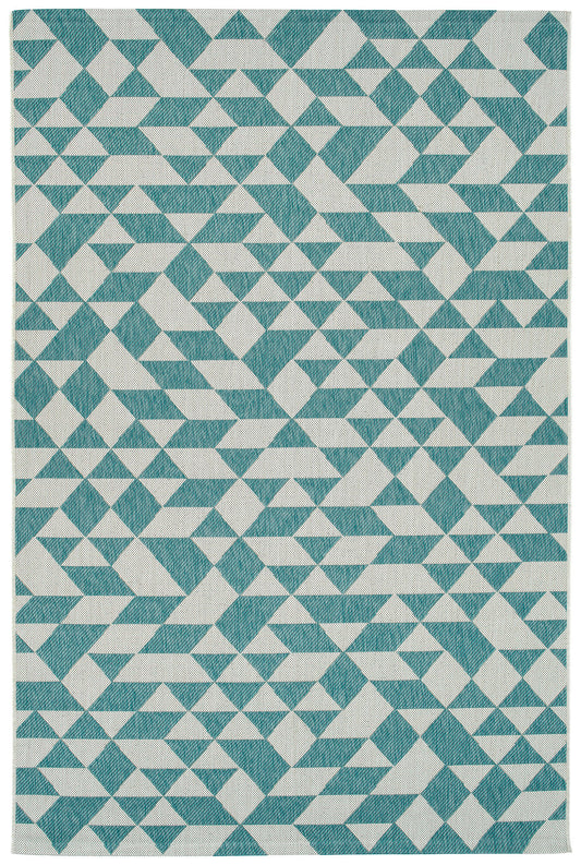 Kaleen Soleri Collection SLR06-91 Teal Area Rug 7'10" x 7'10"