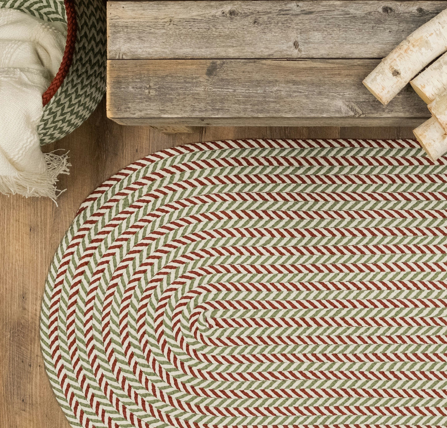 Clause Reversible Woven Holiday Rug - Holiday Multi 27" x 46"