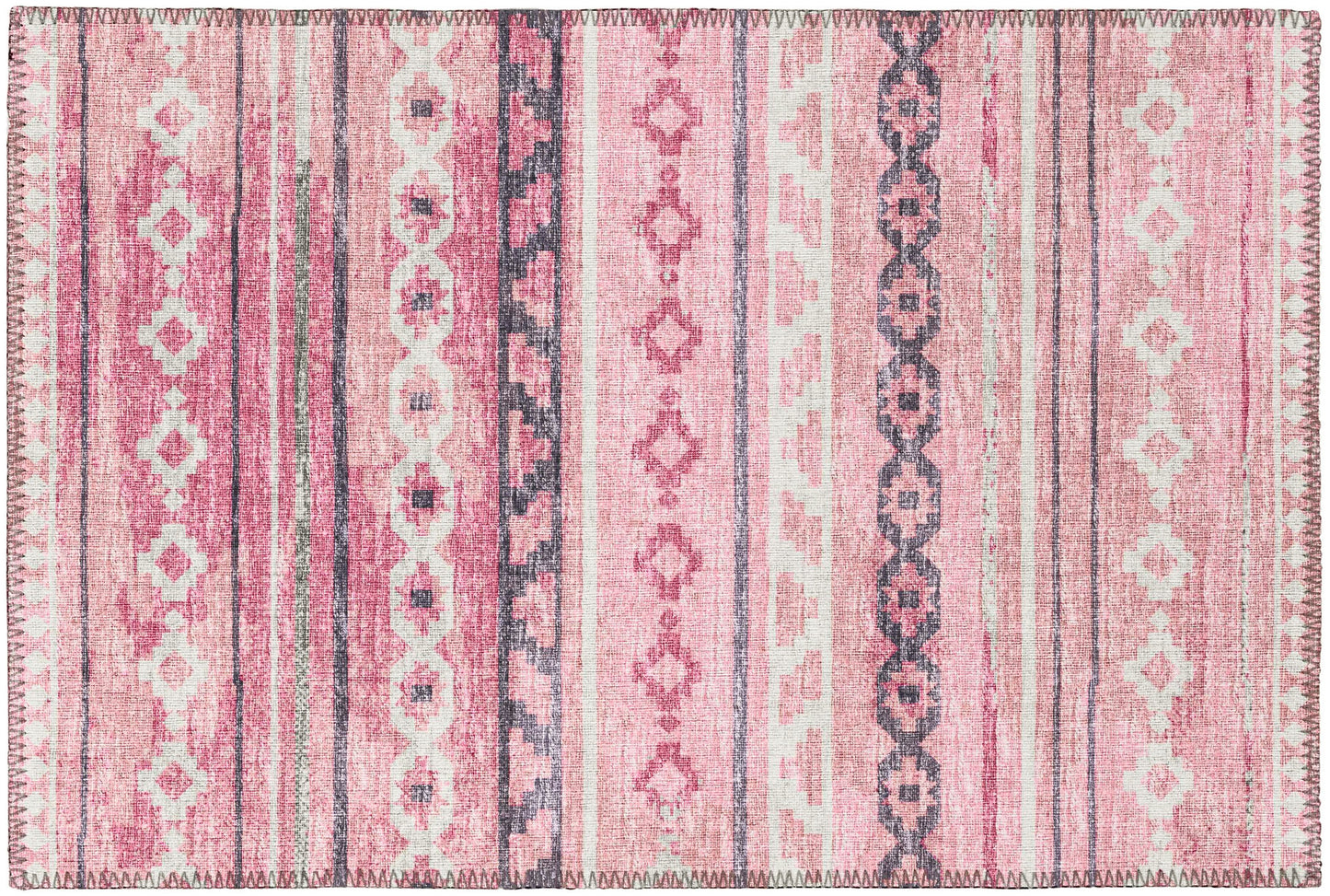 Indoor/Outdoor Sedona SN10 Blush Washable 1'8" x 2'6" Rug