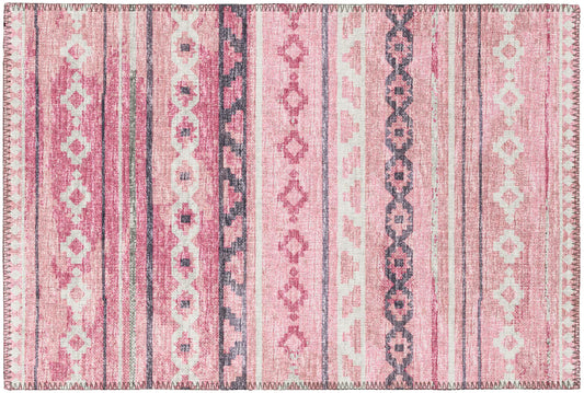 Indoor/Outdoor Sedona SN10 Blush Washable 1'8" x 2'6" Rug