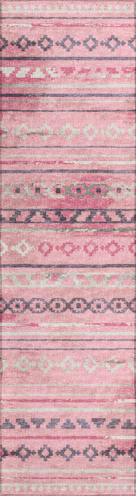 Indoor/Outdoor Sedona SN10 Blush Washable 2'3" x 7'6" Runner Rug