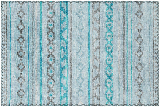 Indoor/Outdoor Sedona SN10 Skydust Washable 1'8" x 2'6" Rug