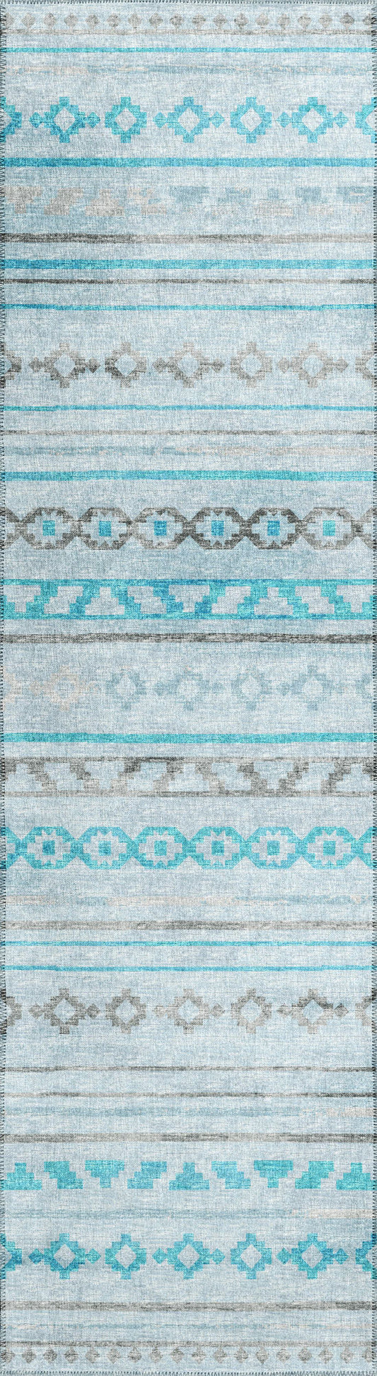 Indoor/Outdoor Sedona SN10 Skydust Washable 2'3" x 7'6" Runner Rug