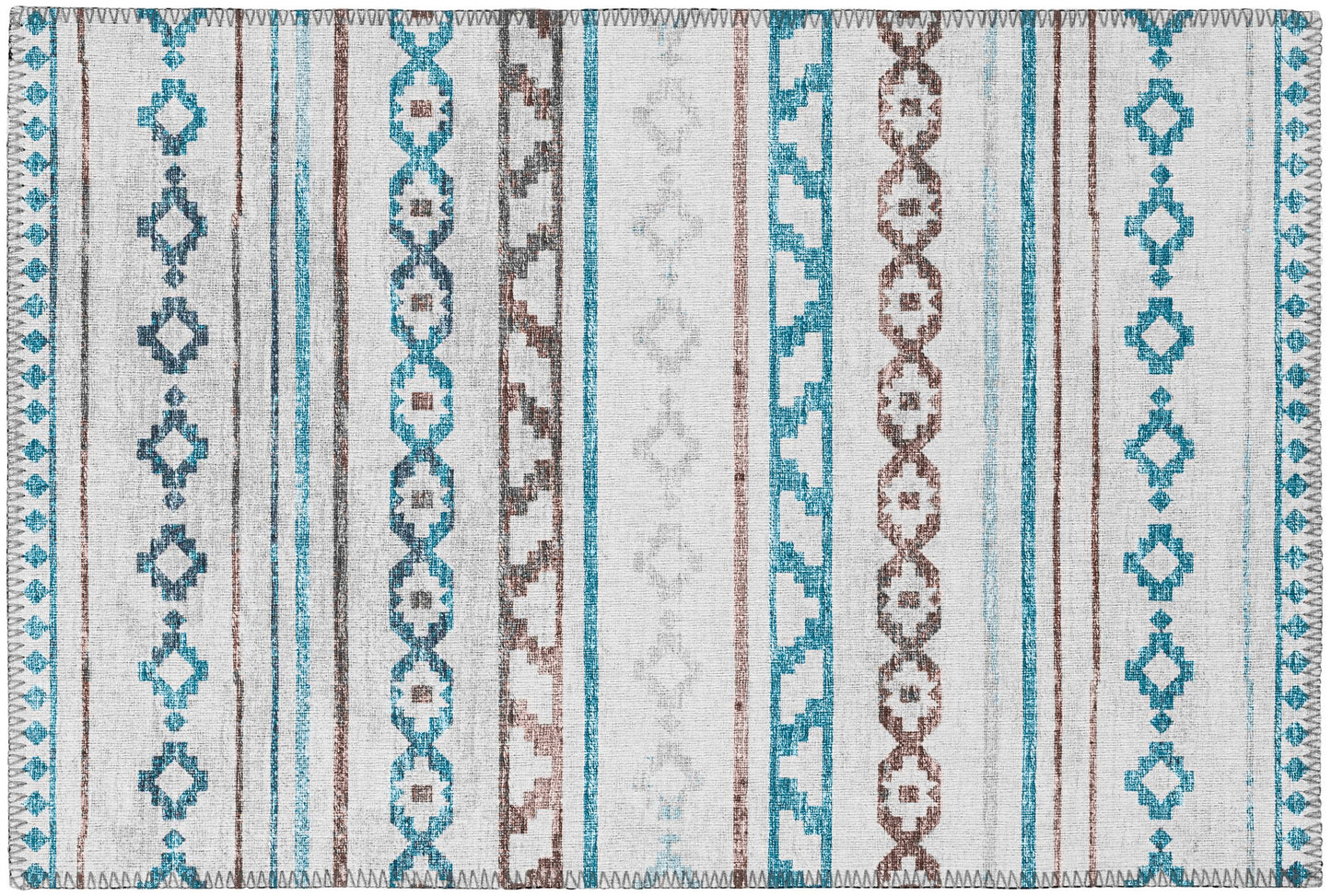 Indoor/Outdoor Sedona SN10 Tin Washable 1'8" x 2'6" Rug