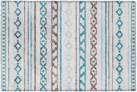 Indoor/Outdoor Sedona SN10 Tin Washable 1'8" x 2'6" Rug