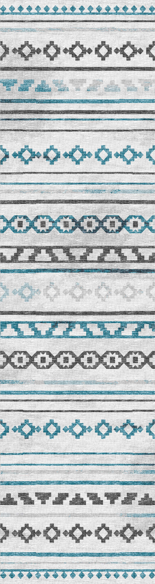 Indoor/Outdoor Sedona SN10 Tin Washable 2'3" x 7'6" Runner Rug