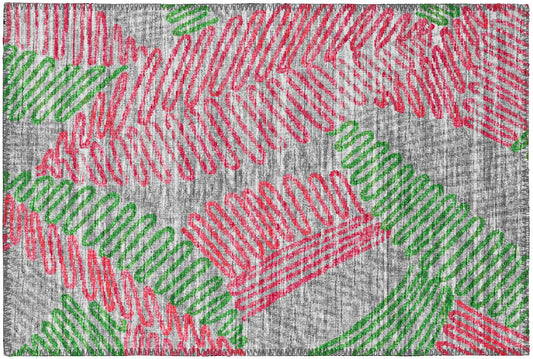 Indoor/Outdoor Sedona SN11 Fruity Washable 1'8" x 2'6" Rug