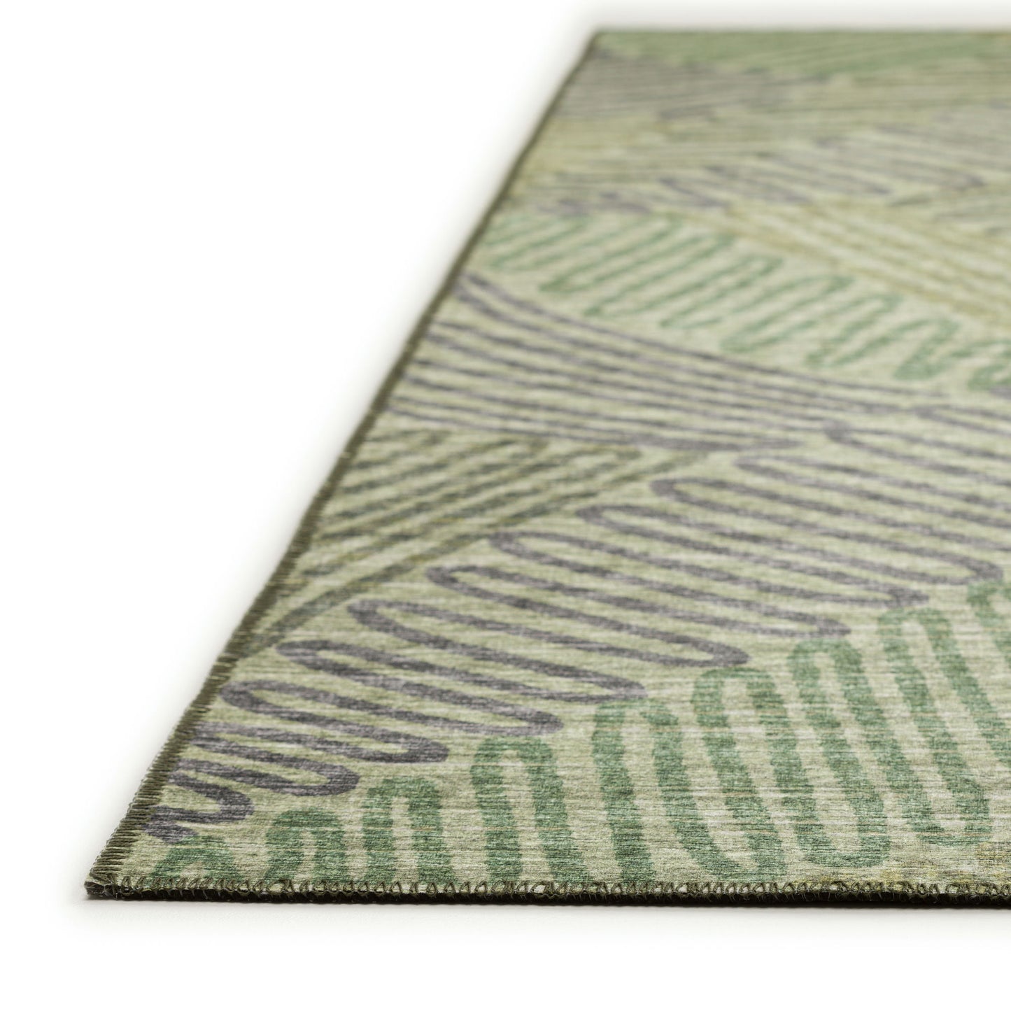 Indoor/Outdoor Sedona SN11 Moss Washable 3' x 5' Rug