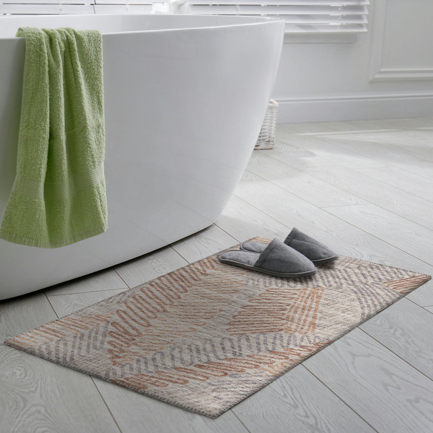 Indoor/Outdoor Sedona SN11 Walnut Washable 1'8" x 2'6" Rug