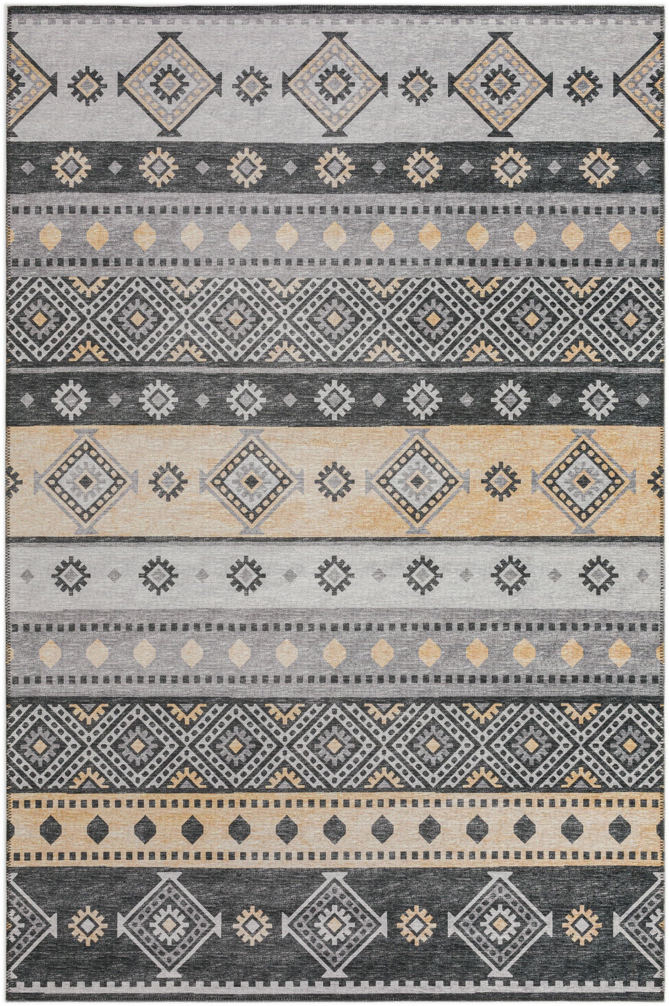Indoor/Outdoor Sedona SN12 Midnight Washable 10' x 14' Rug
