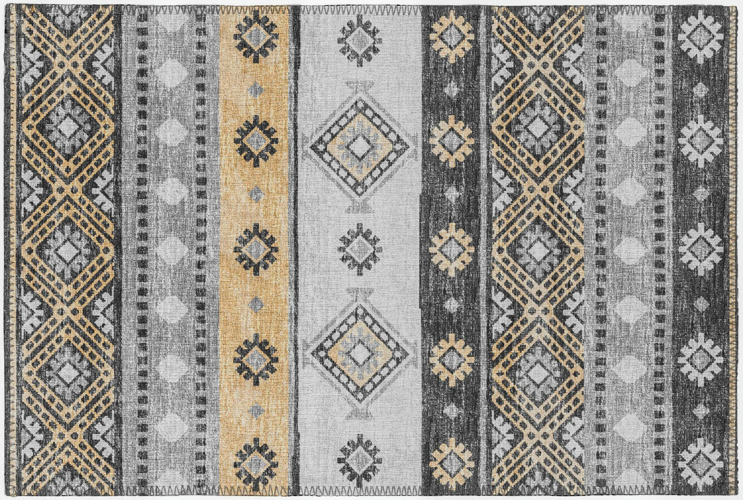 Indoor/Outdoor Sedona SN12 Midnight Washable 1'8" x 2'6" Rug