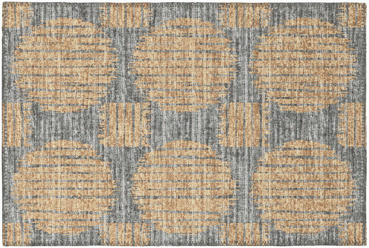 Indoor/Outdoor Sedona SN13 Eclipse Washable 1'8" x 2'6" Rug