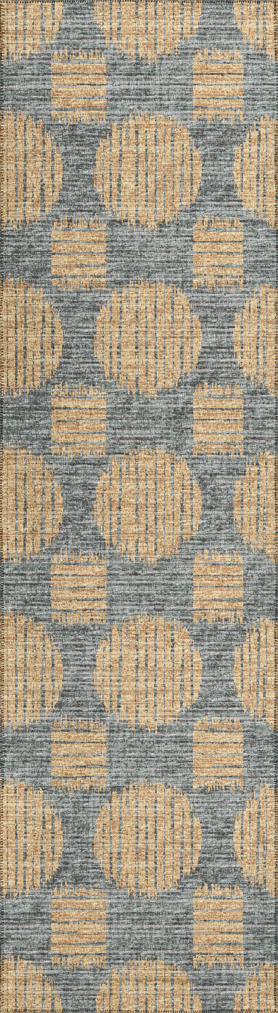 Indoor/Outdoor Sedona SN13 Eclipse Washable 2'3" x 7'6" Runner Rug