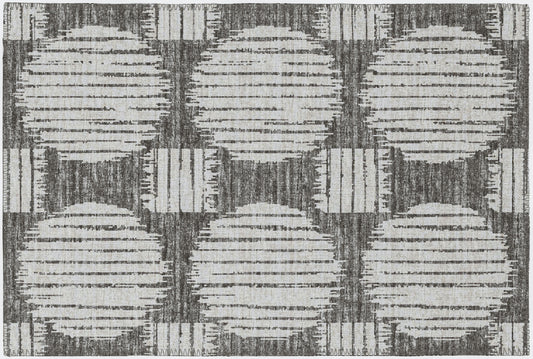 Indoor/Outdoor Sedona SN13 Midnight Washable 1'8" x 2'6" Rug