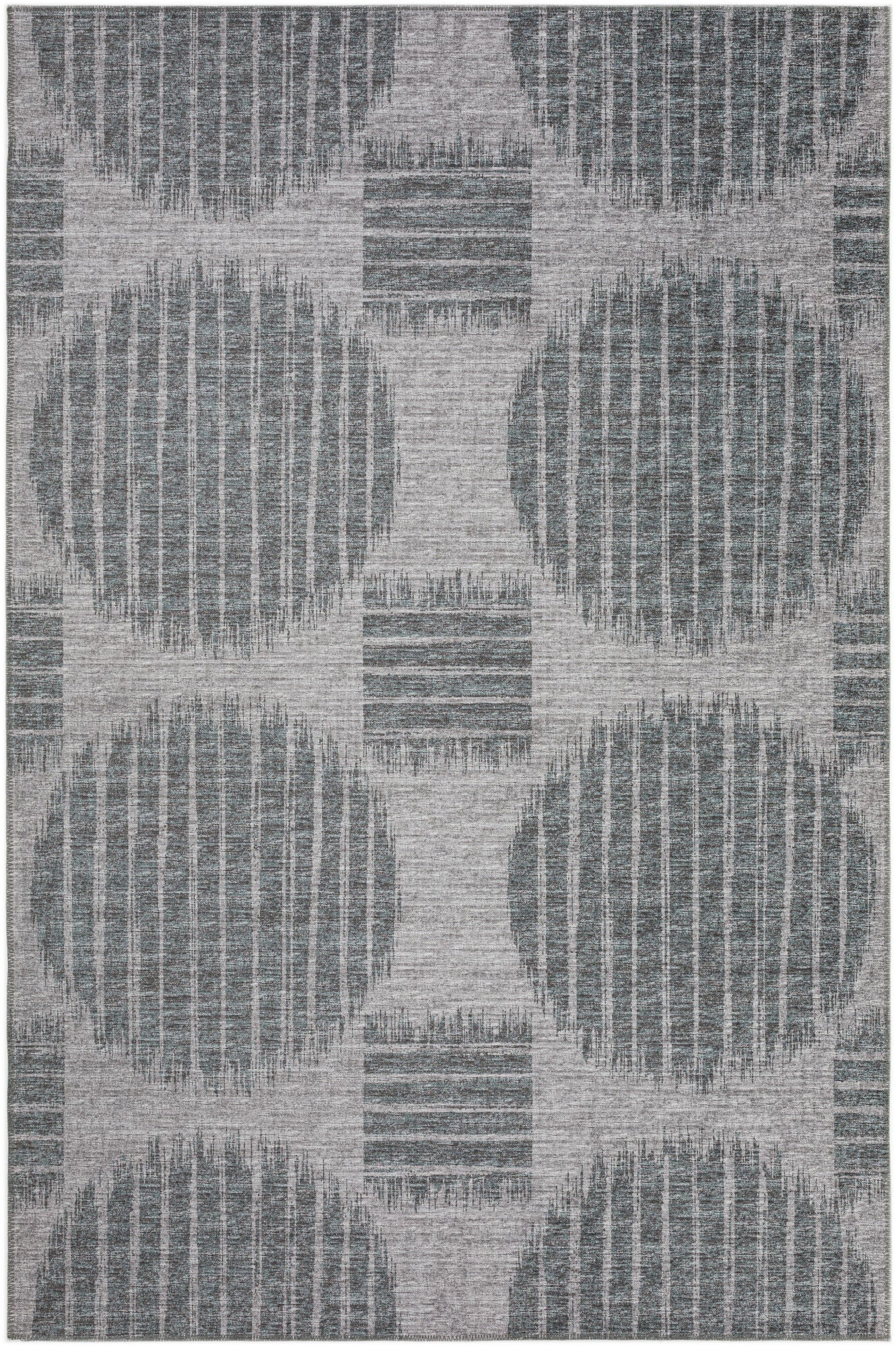 Indoor/Outdoor Sedona SN13 Pewter Washable 9' x 12' Rug