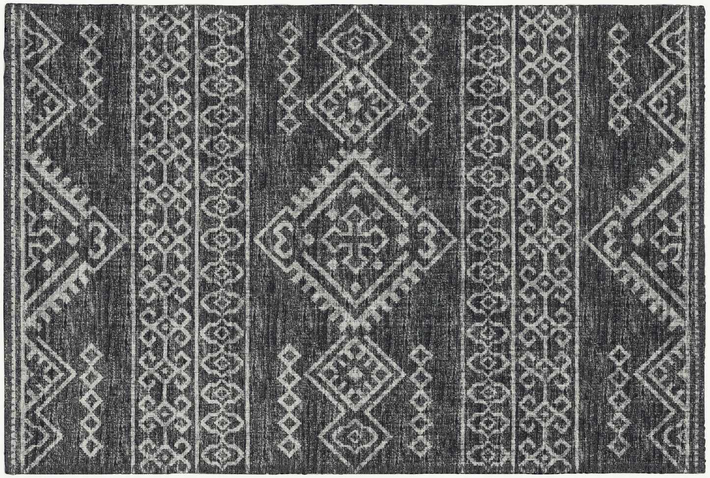 Indoor/Outdoor Sedona SN14 Midnight Washable 1'8" x 2'6" Rug