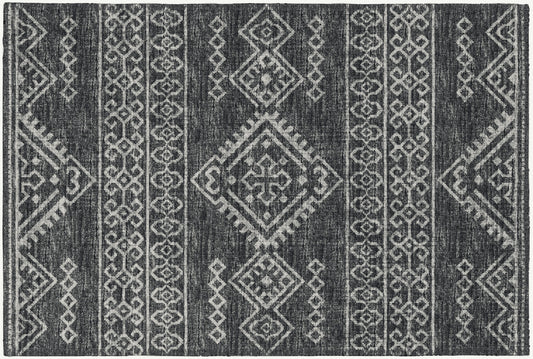 Indoor/Outdoor Sedona SN14 Midnight Washable 1'8" x 2'6" Rug