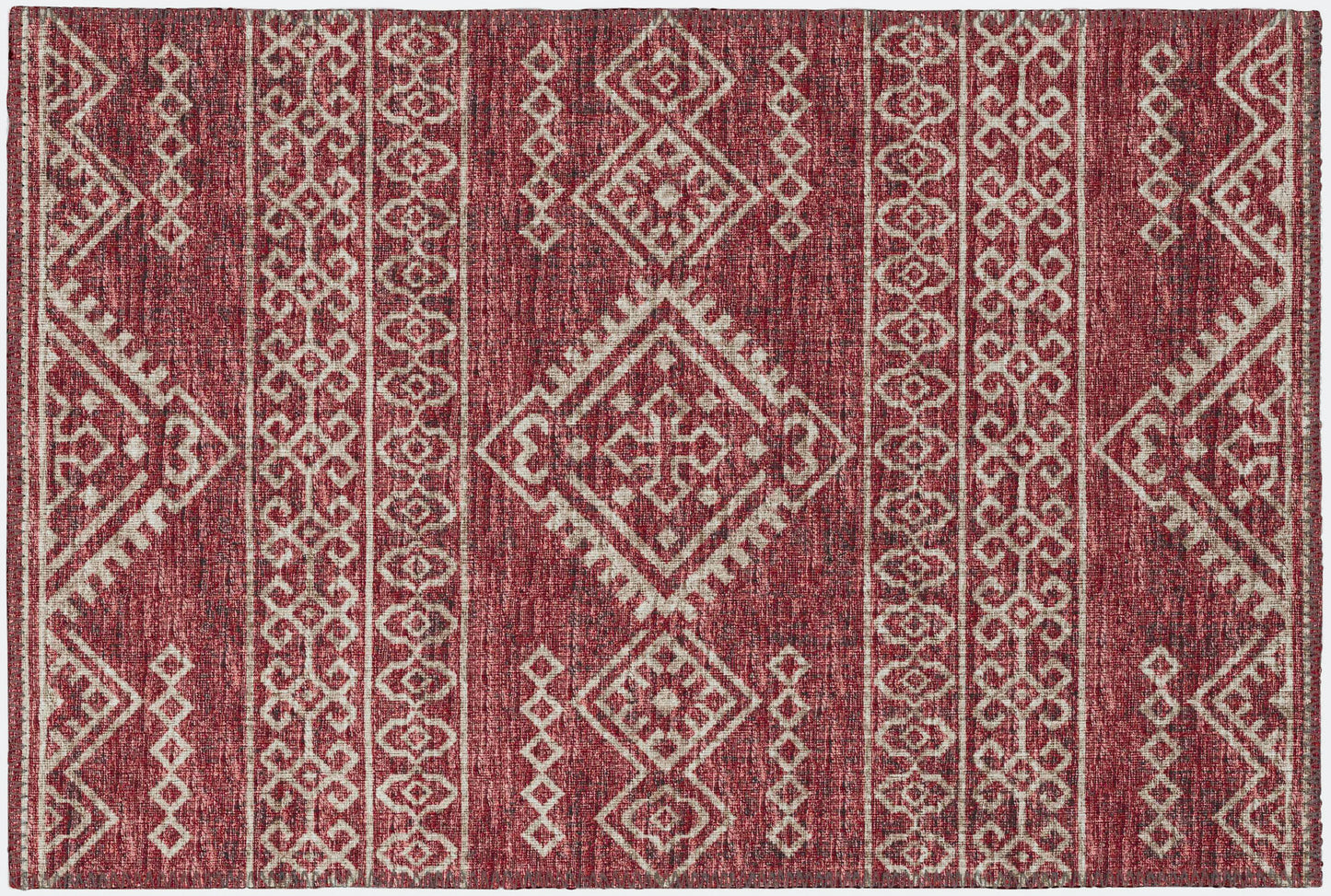 Indoor/Outdoor Sedona SN14 Paprika Washable 1'8" x 2'6" Rug