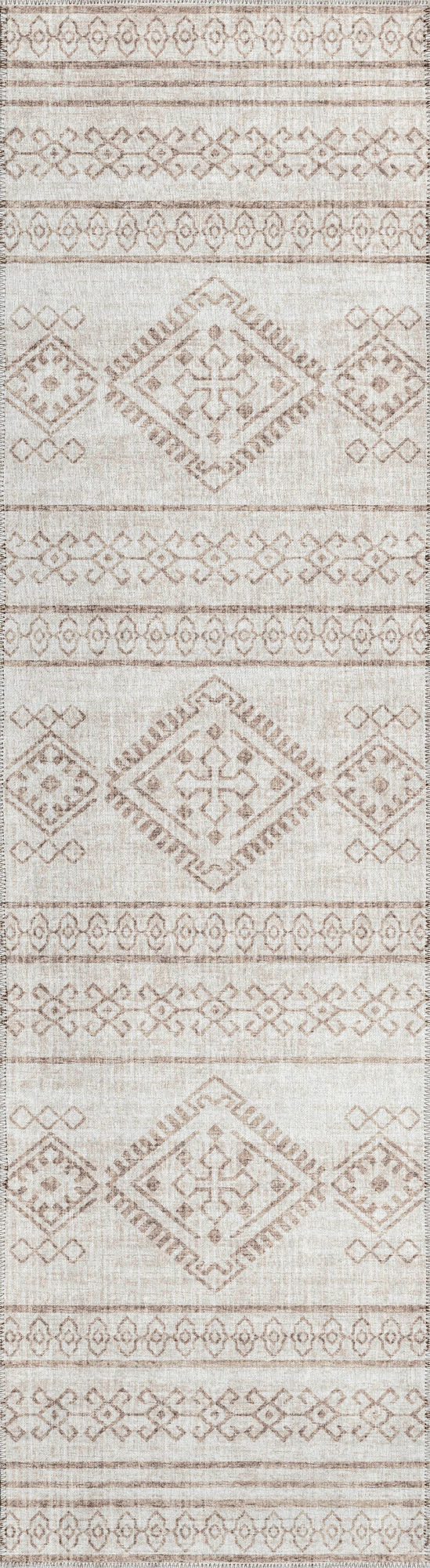 Indoor/Outdoor Sedona SN14 Putty Washable 2'3" x 7'6" Runner Rug
