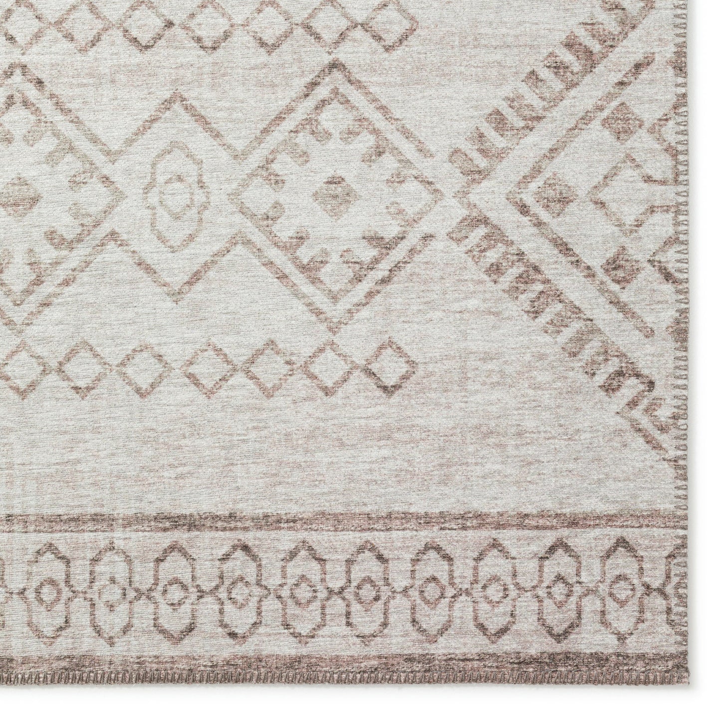 Indoor/Outdoor Sedona SN14 Putty Washable 2'3" x 7'6" Runner Rug