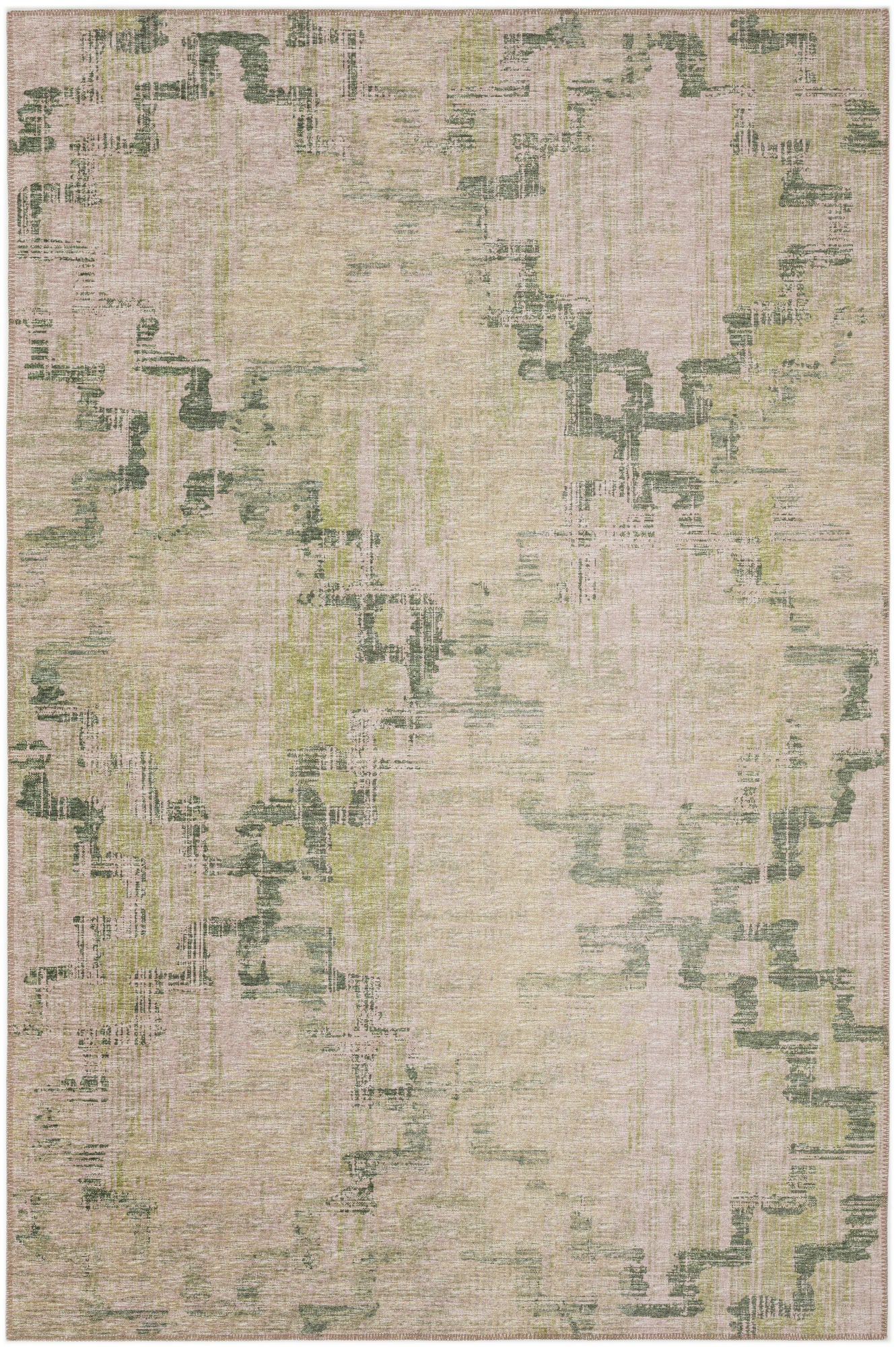 Indoor/Outdoor Sedona SN15 Moss Washable 5' x 7'6" Rug