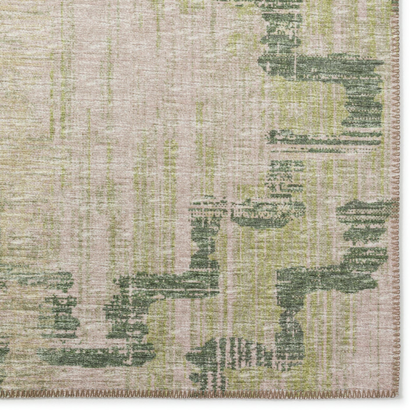 Indoor/Outdoor Sedona SN15 Moss Washable 5' x 7'6" Rug