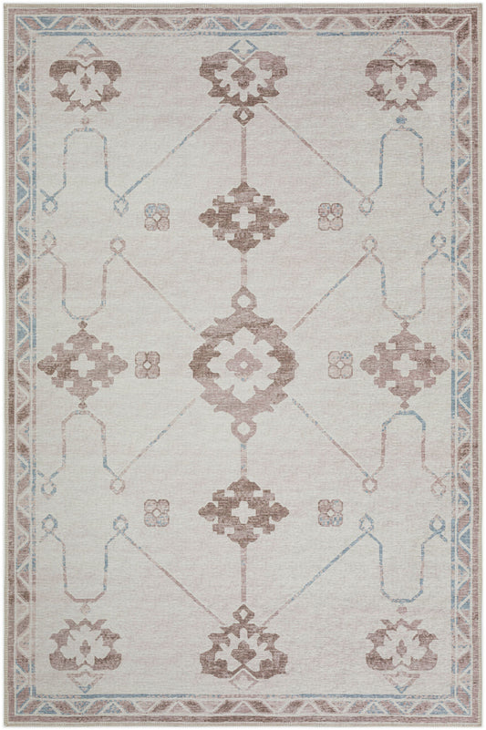 Indoor/Outdoor Sedona SN16 Parchment Washable 10' x 14' Rug