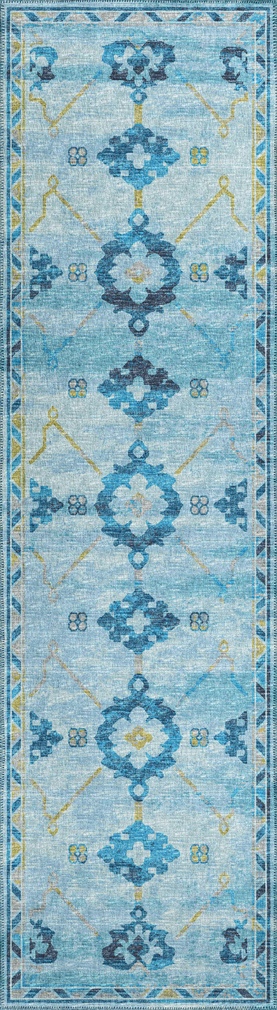 Indoor/Outdoor Sedona SN16 Riverview Washable 2'3" x 10' Runner Rug