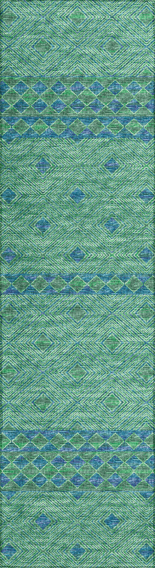 Indoor/Outdoor Sedona SN1 Irish Washable 2'3" x 7'6" Runner Rug