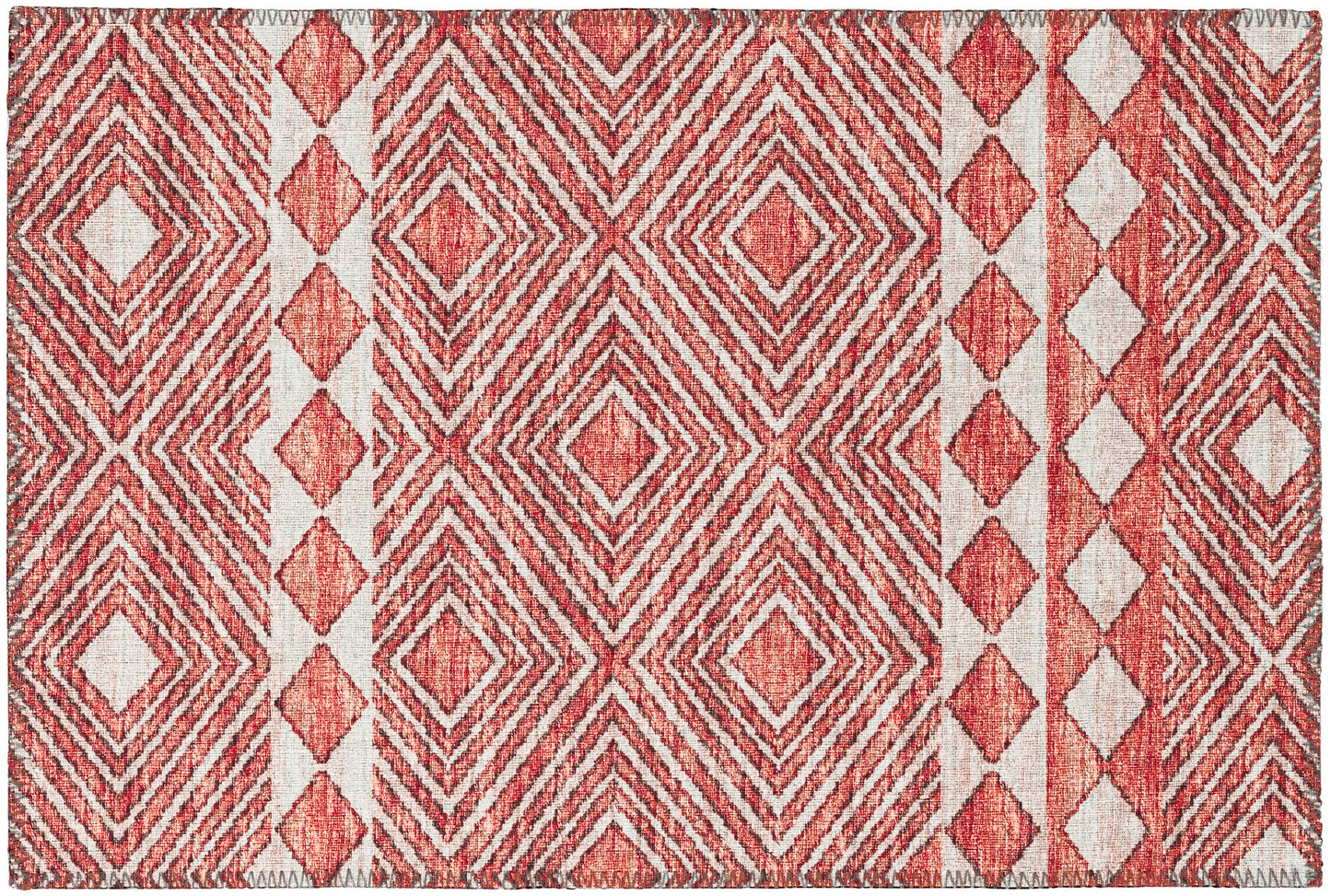 Indoor/Outdoor Sedona SN1 Paprika Washable 1'8" x 2'6" Rug