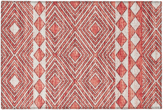 Indoor/Outdoor Sedona SN1 Paprika Washable 1'8" x 2'6" Rug