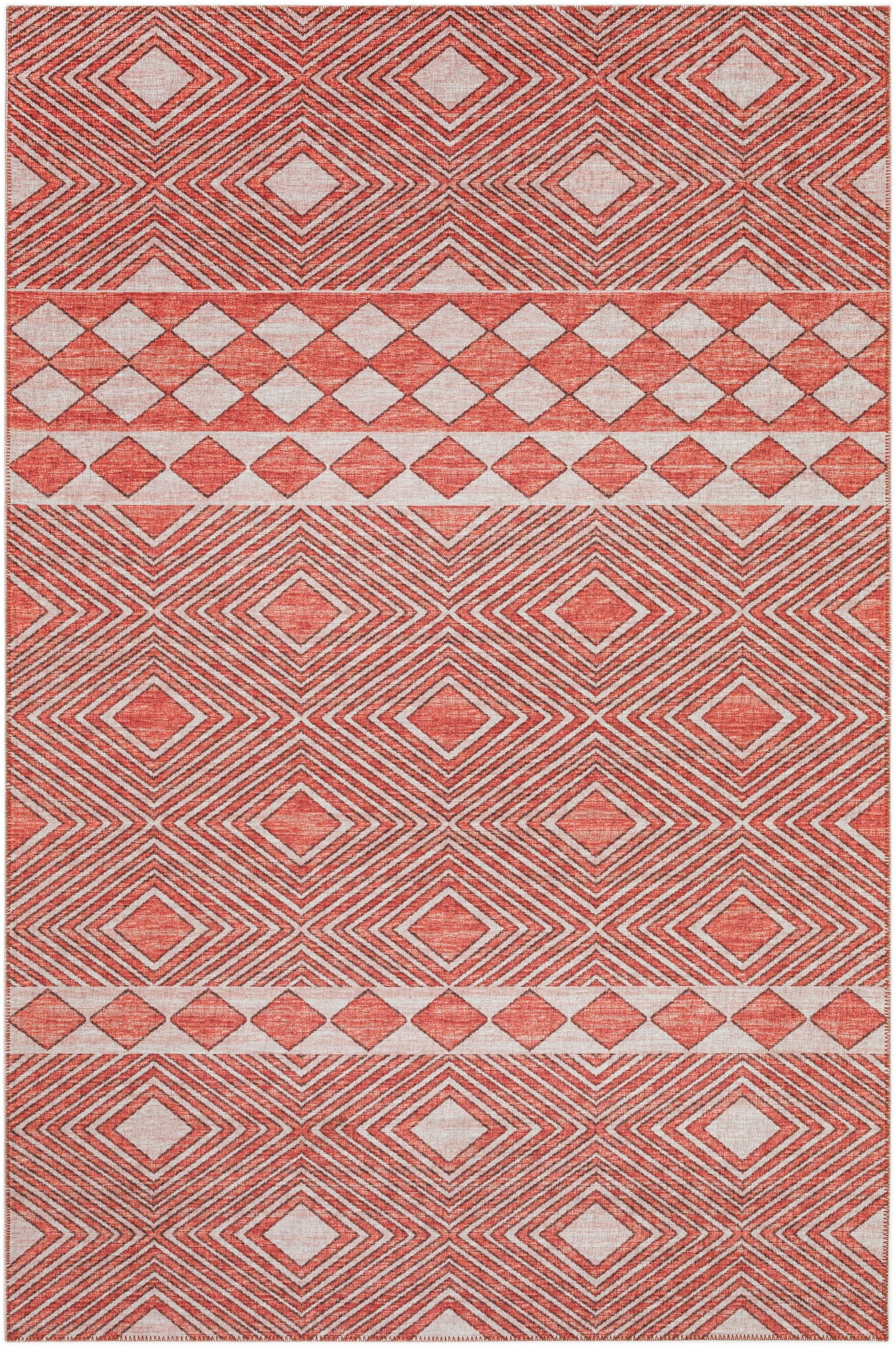 Indoor/Outdoor Sedona SN1 Paprika Washable 3' x 5' Rug