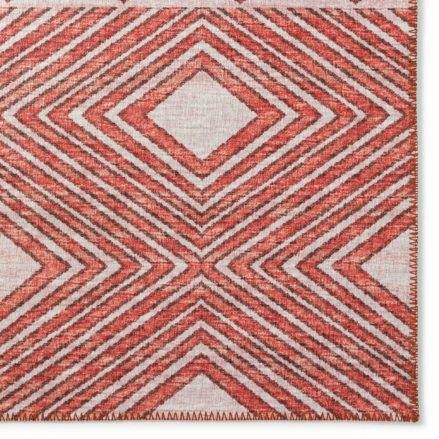Indoor/Outdoor Sedona SN1 Paprika Washable 5' x 7'6" Rug