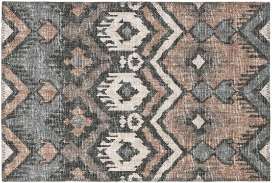 Indoor/Outdoor Sedona SN2 Bison Washable 1'8" x 2'6" Rug