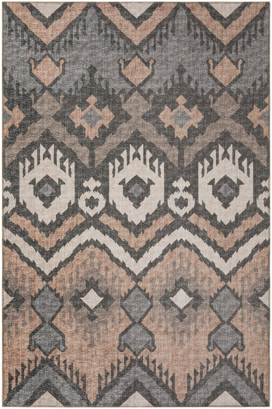 Indoor/Outdoor Sedona SN2 Bison Washable 3' x 5' Rug