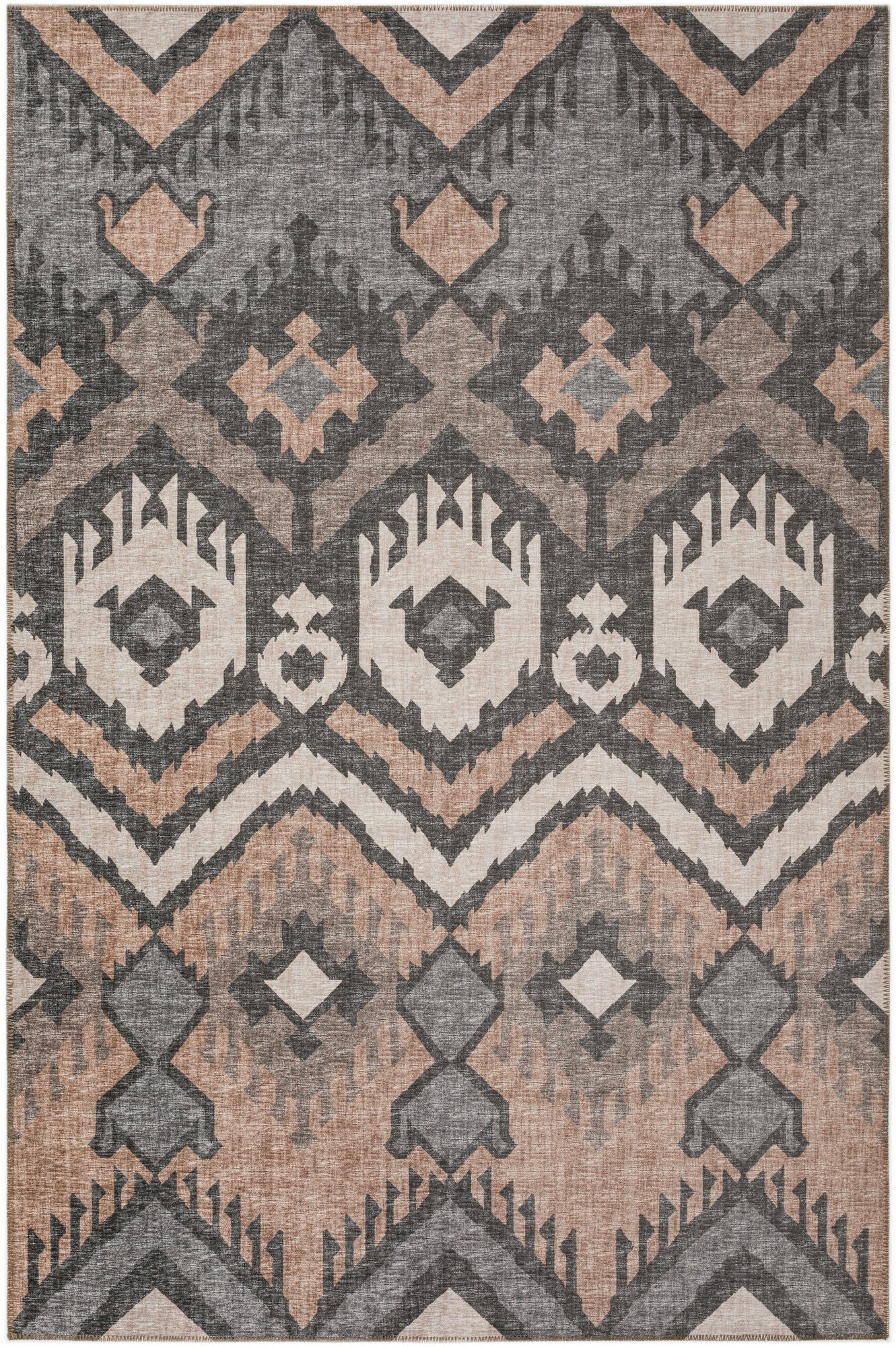Indoor/Outdoor Sedona SN2 Bison Washable 9' x 12' Rug