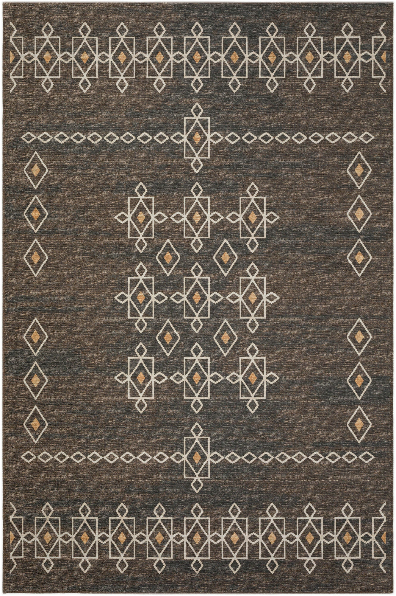 Indoor/Outdoor Sedona SN3 Fudge Washable 10' x 14' Rug