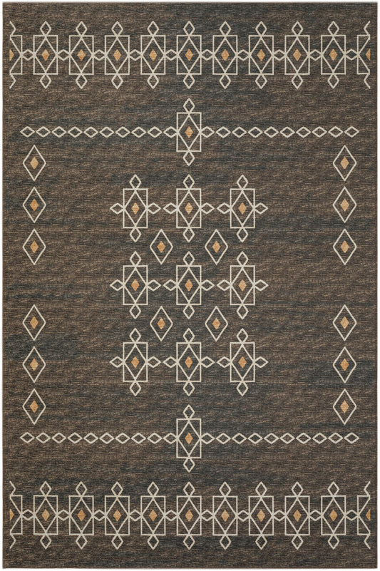 Indoor/Outdoor Sedona SN3 Fudge Washable 3' x 5' Rug