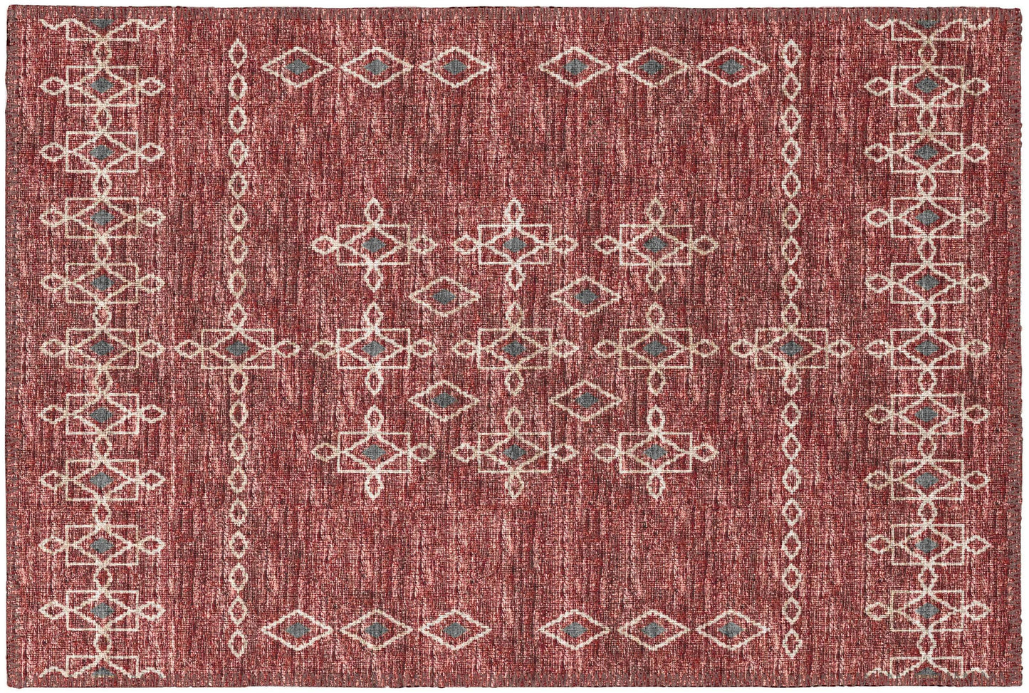 Indoor/Outdoor Sedona SN3 Paprika Washable 1'8" x 2'6" Rug
