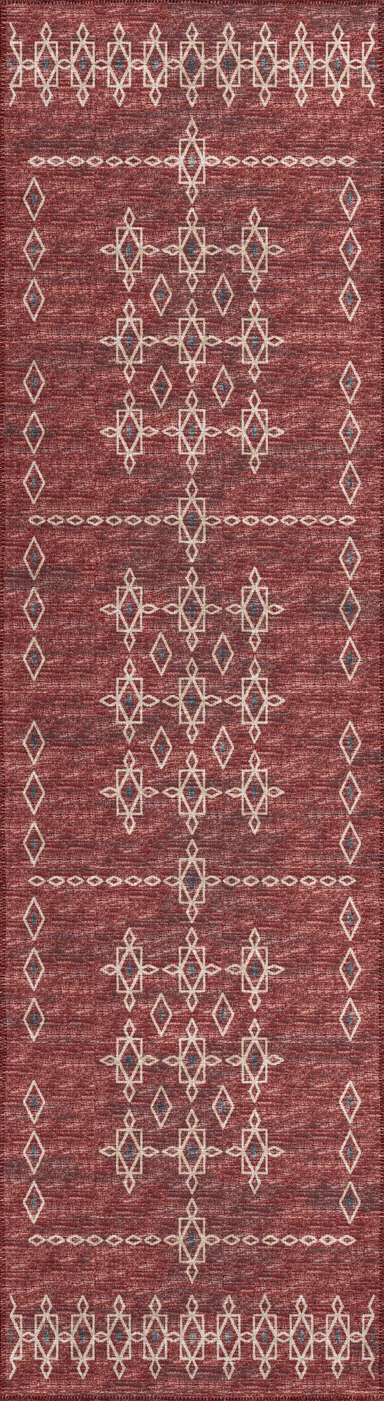 Indoor/Outdoor Sedona SN3 Paprika Washable 2'3" x 10' Runner Rug