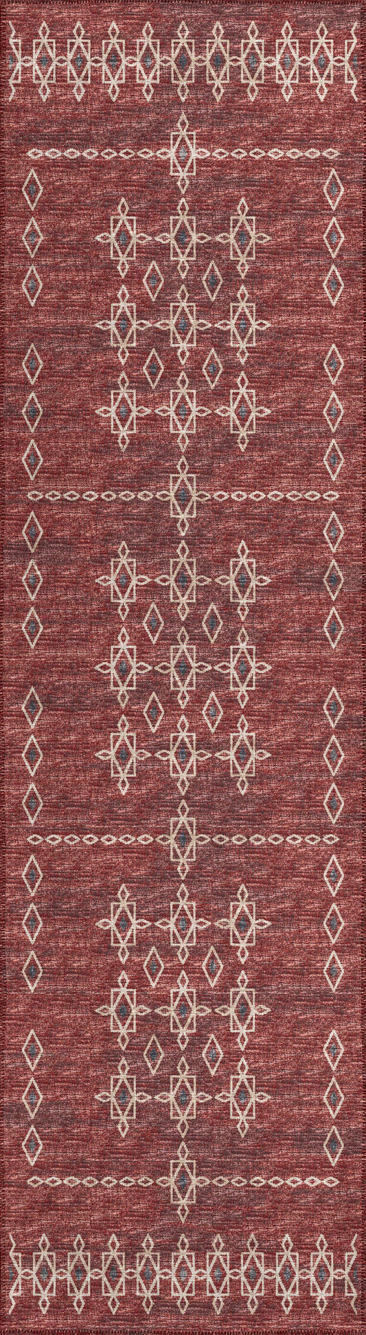 Indoor/Outdoor Sedona SN3 Paprika Washable 2'3" x 10' Runner Rug