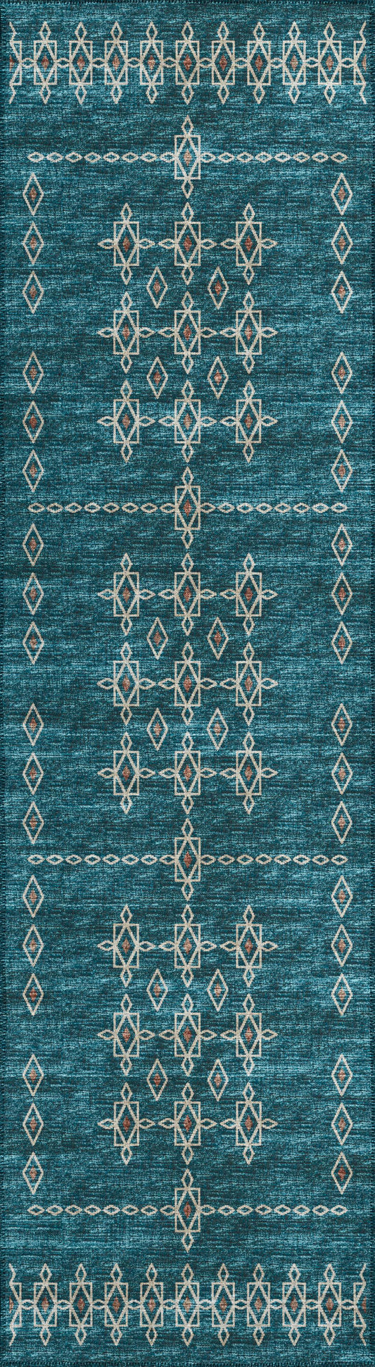 Indoor/Outdoor Sedona SN3 Riverview Washable 2'3" x 10' Runner Rug