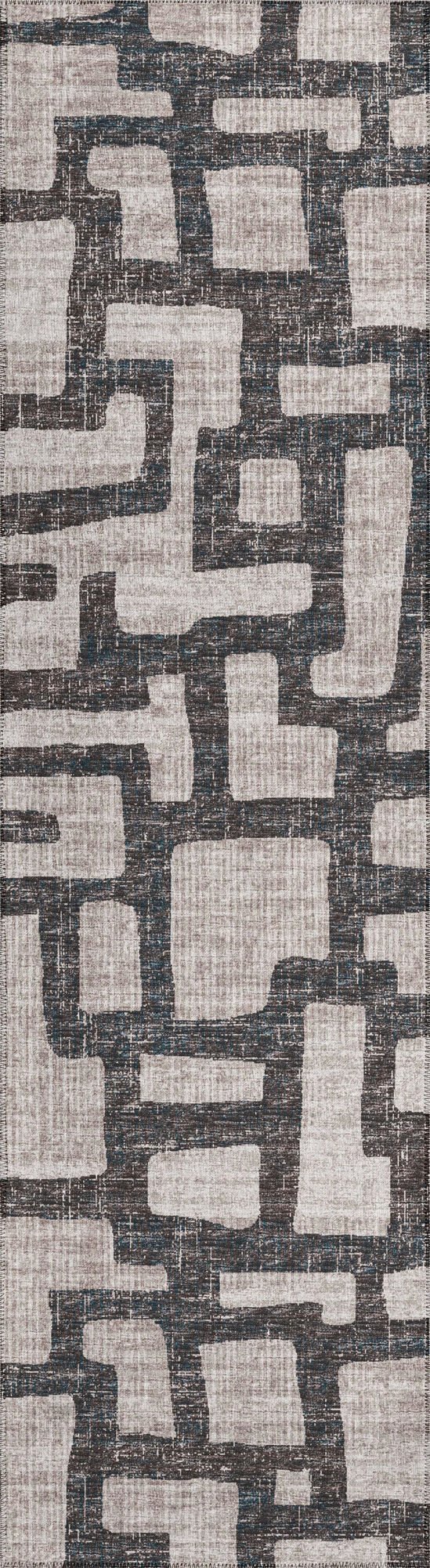 Indoor/Outdoor Sedona SN4 Pebble Washable 2'3" x 10' Runner Rug