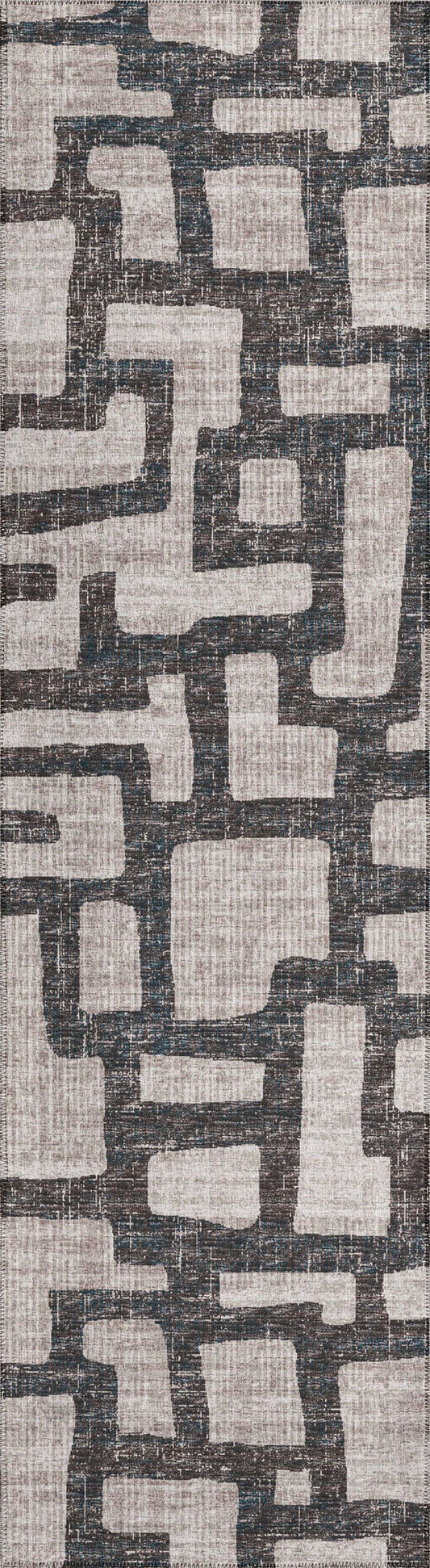 Indoor/Outdoor Sedona SN4 Pebble Washable 2'3" x 10' Runner Rug