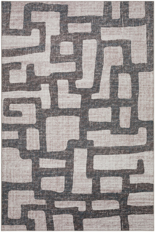 Indoor/Outdoor Sedona SN4 Pebble Washable 5' x 7'6" Rug
